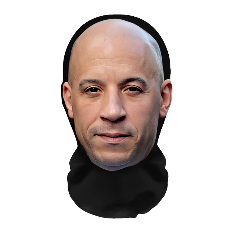 Funny 3D Printed Mask – Seamless Halloween Cosplay
