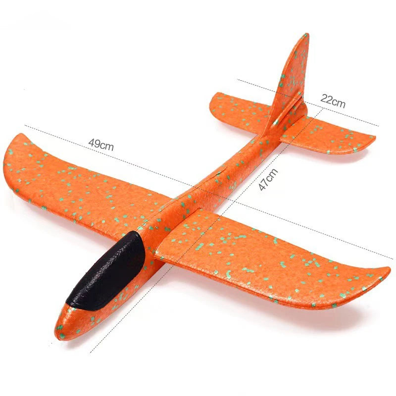 Foam Glider Plane – 48.5cm Hand-Launch Flying Toy