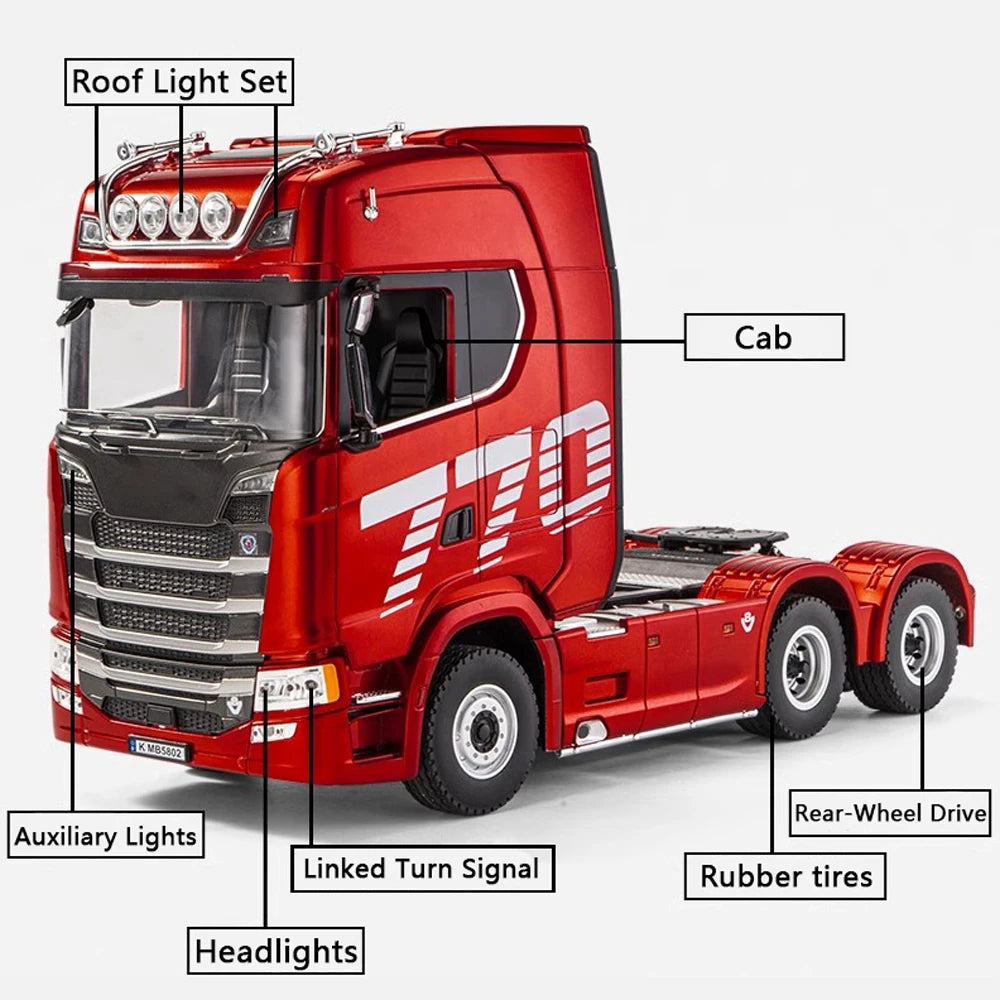 1/18 RC Tractor Truck – Remote Control Engineering Trailer