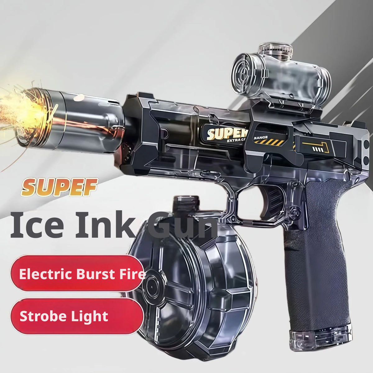 Electric Water Gun – Automatic Light-Up Water Blaster