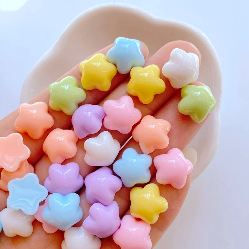 Resin Cabochons – Mini Flat Back Craft Decorations, 30 Pcs