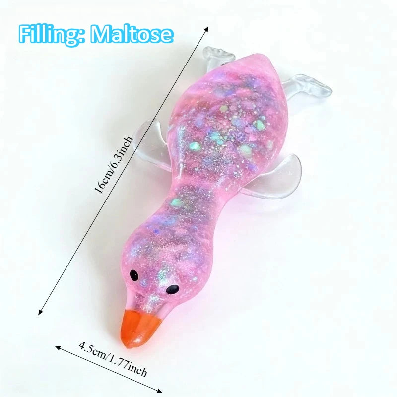 Duck Squishy Fidget Toy Cute Animal Squeeze Stress Toy
