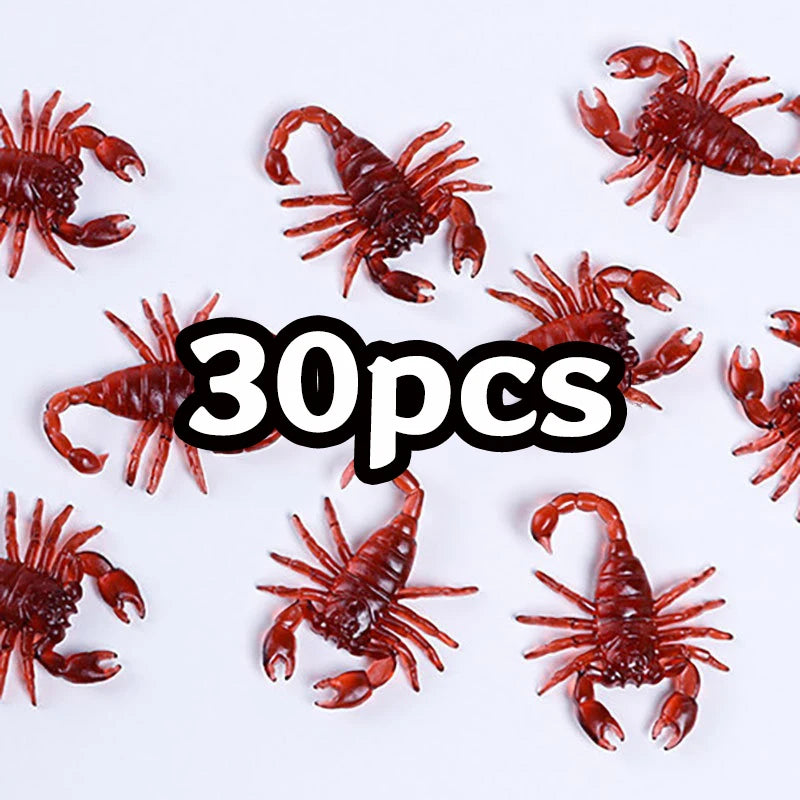 50-Piece Fake Cockroach Prank Set for Halloween & Parties
