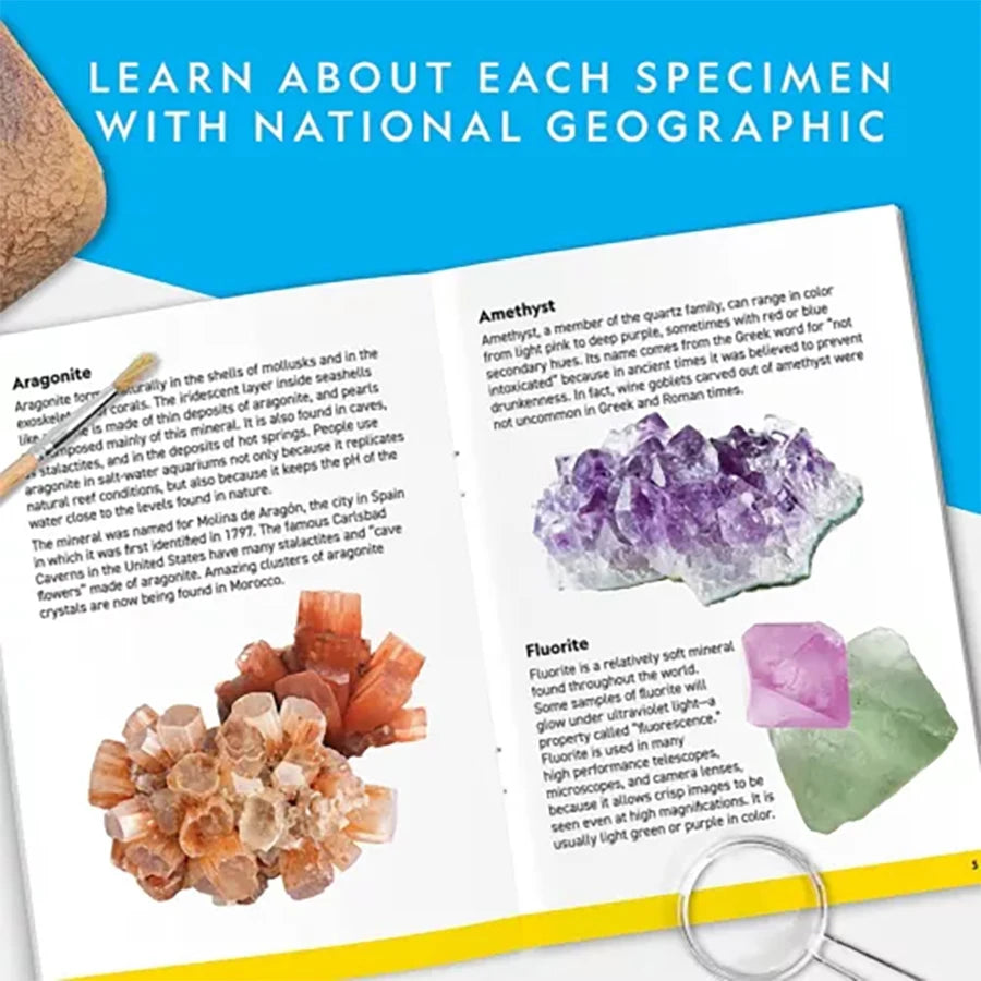 Gemstone Dig Kit – Crystal Mining STEM Discovery Set