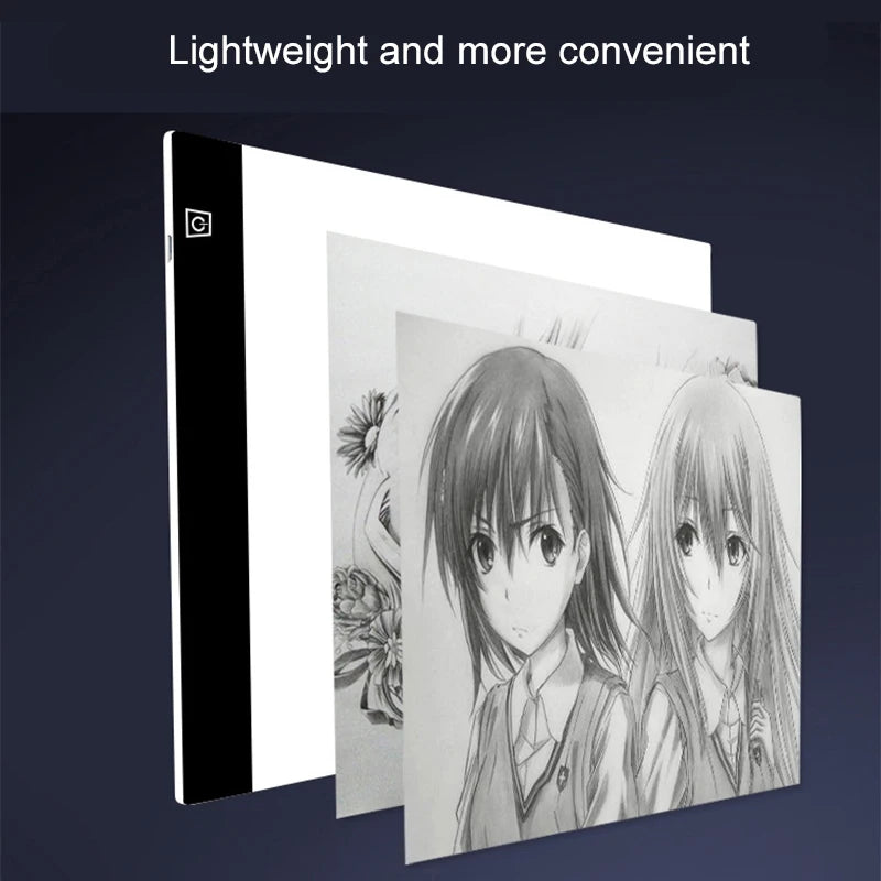LED Tracing Drawing Board – 3-Level Dimmable Light Pad