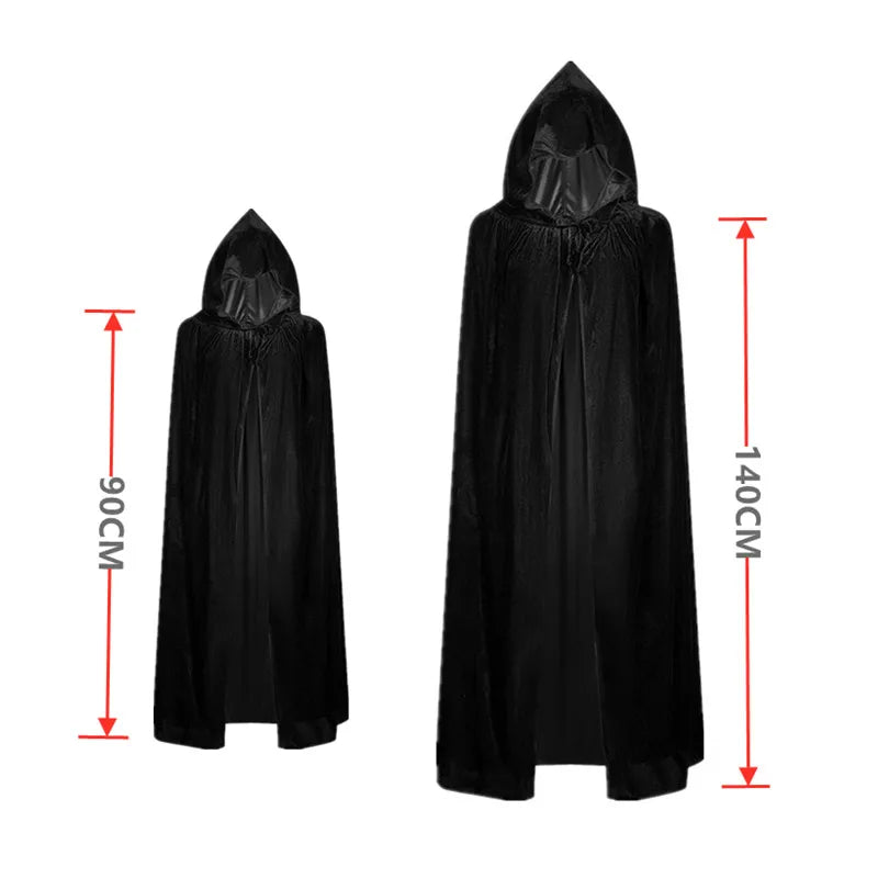 Kids Grim Reaper Costume – Glowing Red Eyes Halloween Outfit