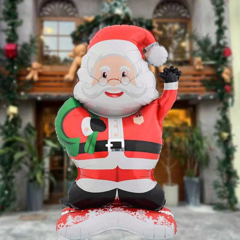 Standing Santa Foil Balloon Christmas Party Decoration 1/2 Pcs