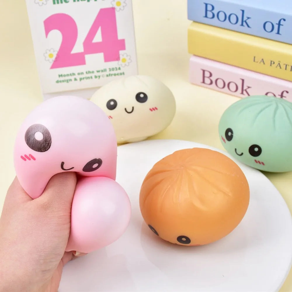 Dumpling Squishy Toy – Slow-Rising Food Fidget Stress Ball