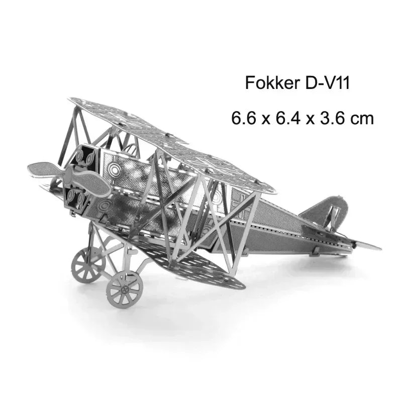3D Metal Puzzle DIY Aircraft Model Assembly Kit