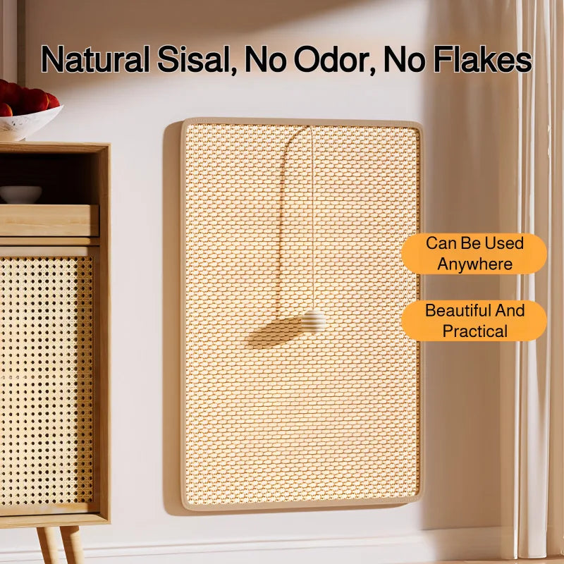 Sisal Cat Scratcher Mat for Sofa Protection and Claw Care
