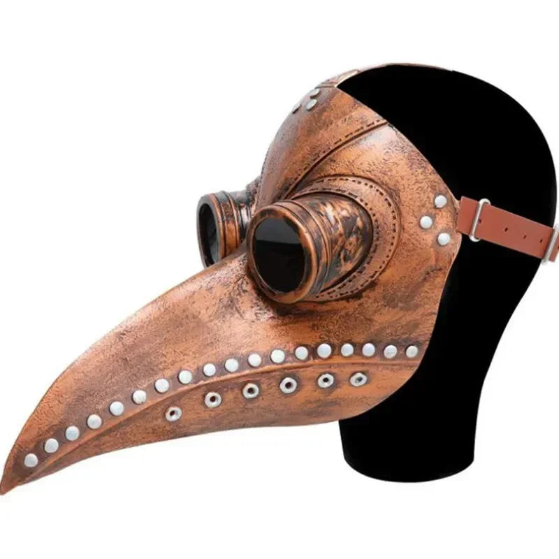 Plague Doctor Mask – Black Steampunk Halloween Costume