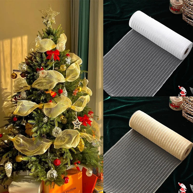Christmas Tree Ribbon Merry Christmas Christmas Tree Decoration