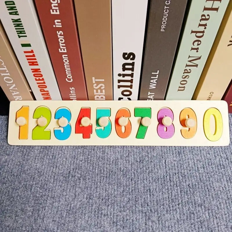 Wooden Building Blocks – Montessori Shape Matching Puzzle