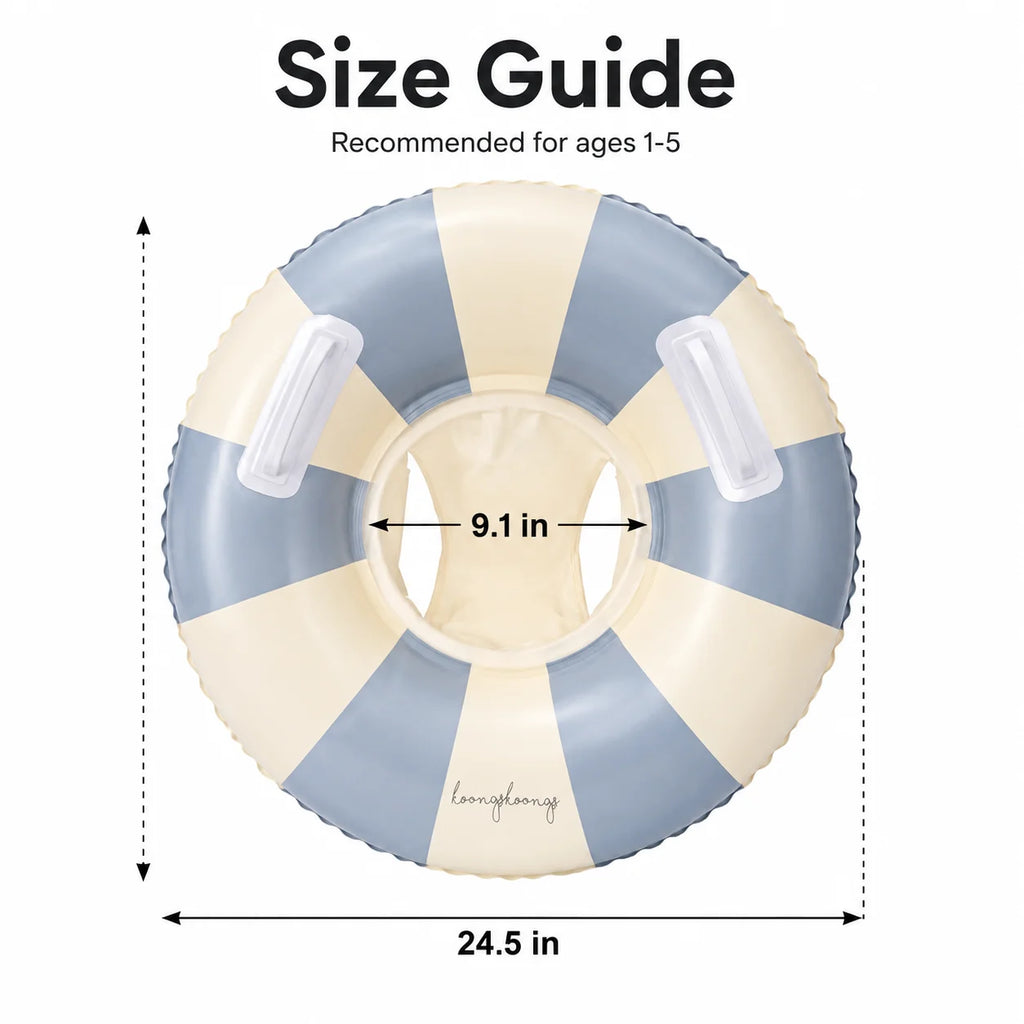 Baby Swim Float with Canopy – Inflatable Pool Seat