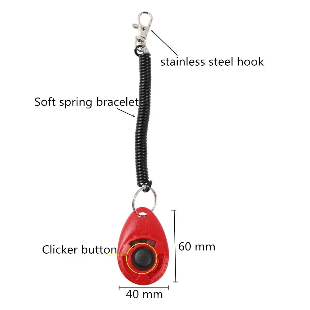 Dog Training Clicker for Dogs and Cats with Wrist Strap