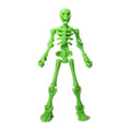 DIY Skeleton Figurines Plastic Posable Mini Skeletons with Movable Joints DIY Craft Halloween Party Haunted House Decor