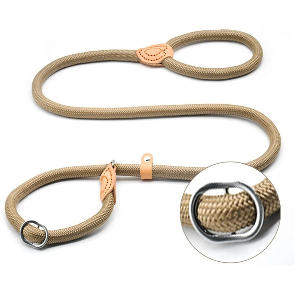Dog Slip Lead Leash – Braided Rope Training Lead