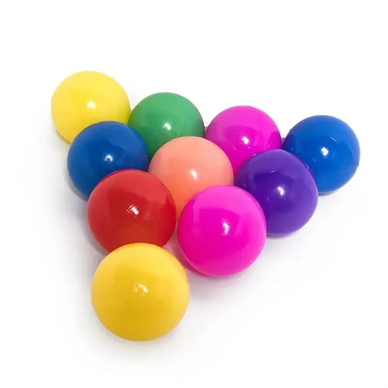 100 Pack Ball Pit Balls – Colorful Soft Plastic Ocean Balls