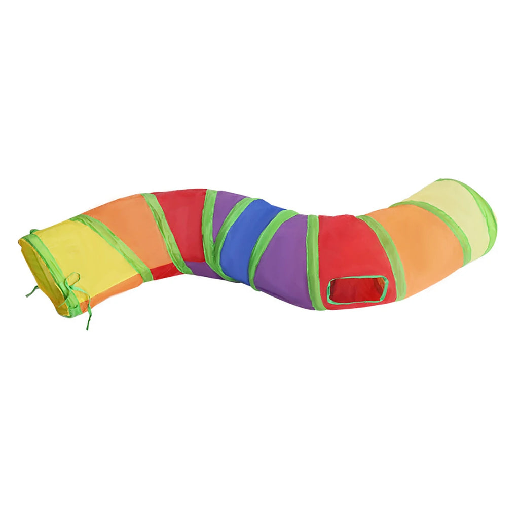 Foldable Cat Tunnel Toy for Indoor Play and Hiding