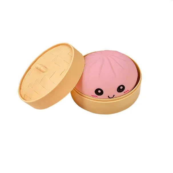 Dumpling Squishy Toy – Soft Rebound Stress Ball