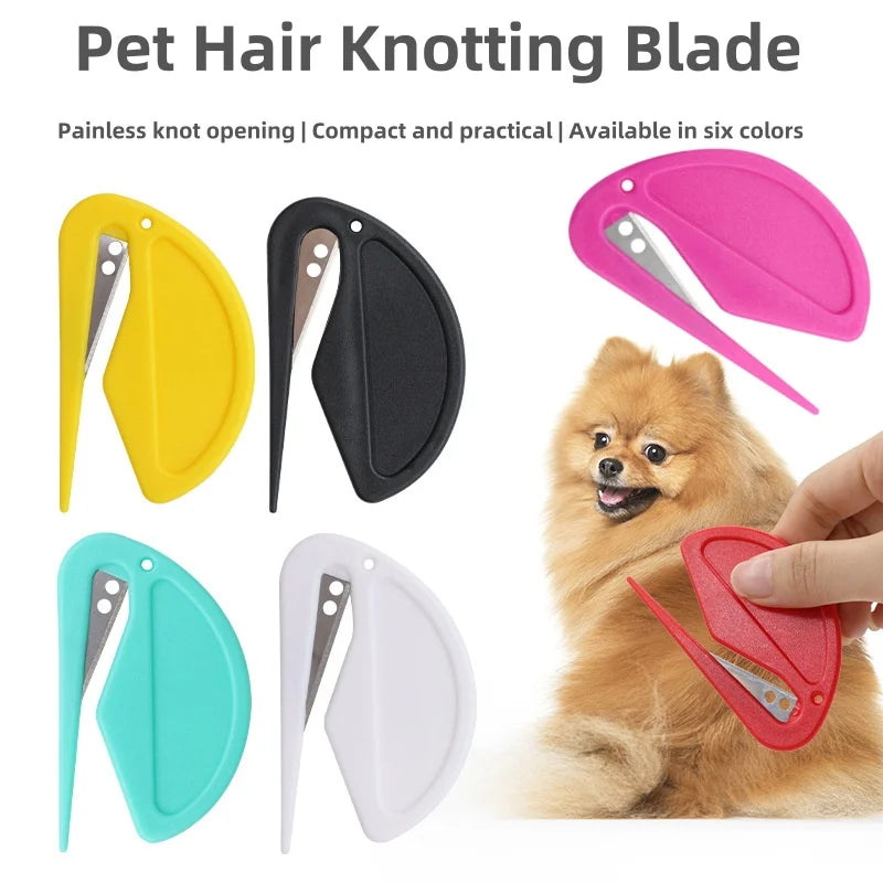 Pet Dematting Comb for Dogs – Metal Hair Knot Remover