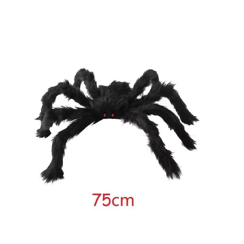 Giant Black Spider Halloween Decoration – Multiple Sizes
