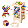 Wooden Stick Picking Game – Montessori Family Board Game