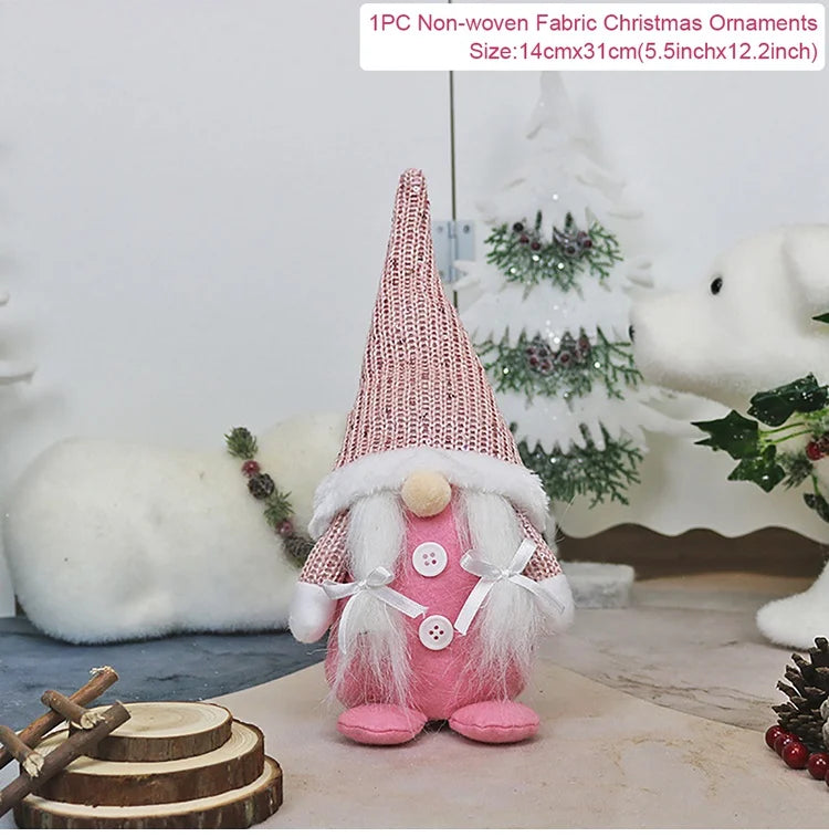 Christmas Gnome Doll Faceless Merry Christmas Home Decoration