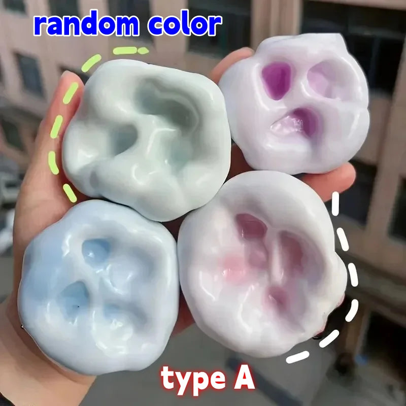 Grape Stress Ball – Vacuum Squishy Noisy Fidget Toy