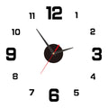 3D Wall Clock – Frameless DIY Decorative Clock