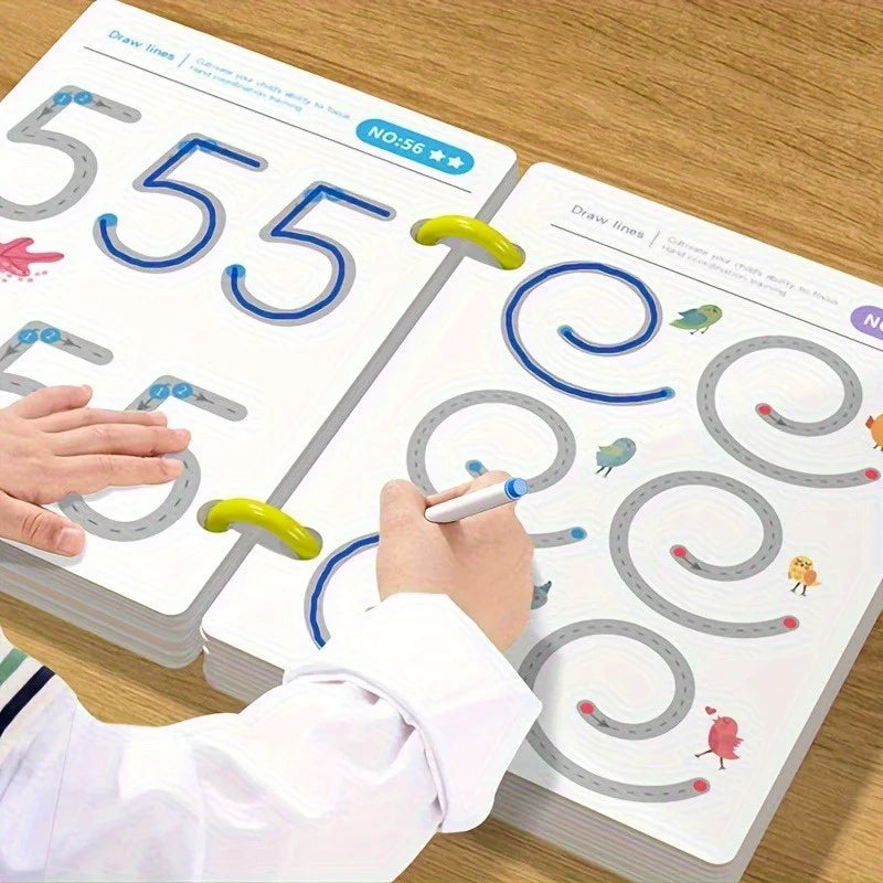 Reusable Magic Practice Workbook for Kids, Handwriting & Drawing