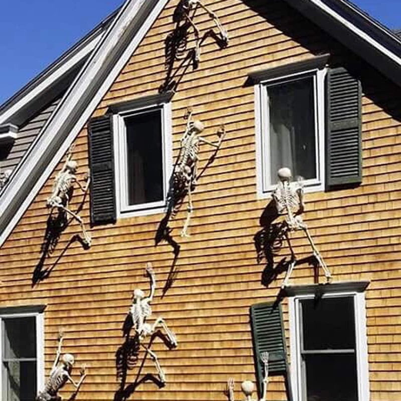 Movable Halloween Skeleton – Skull and Bones Decoration