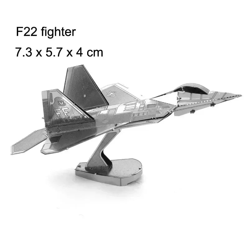 3D Metal Puzzle DIY Aircraft Model Assembly Kit
