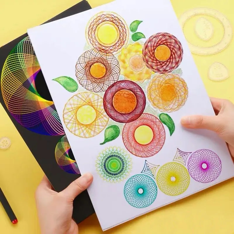 Spirograph Drawing Set for Kids – 22-Piece Geometric Art Kit