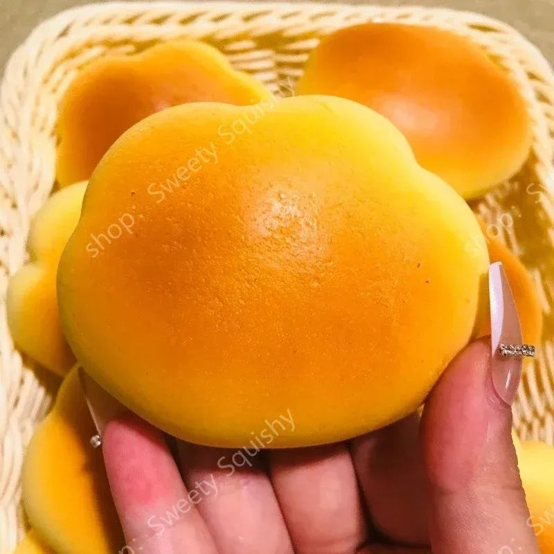 Cloud Bread Squishy Toy – Slow Rising Caramel Bread Fidget