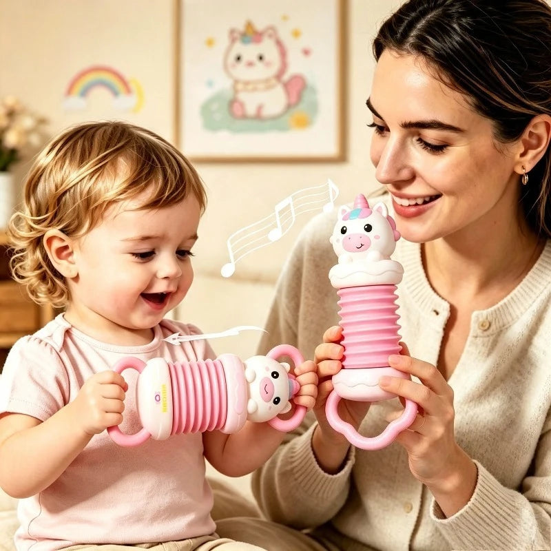 Unicorn Musical Accordion Toy – Baby Handheld Instrument