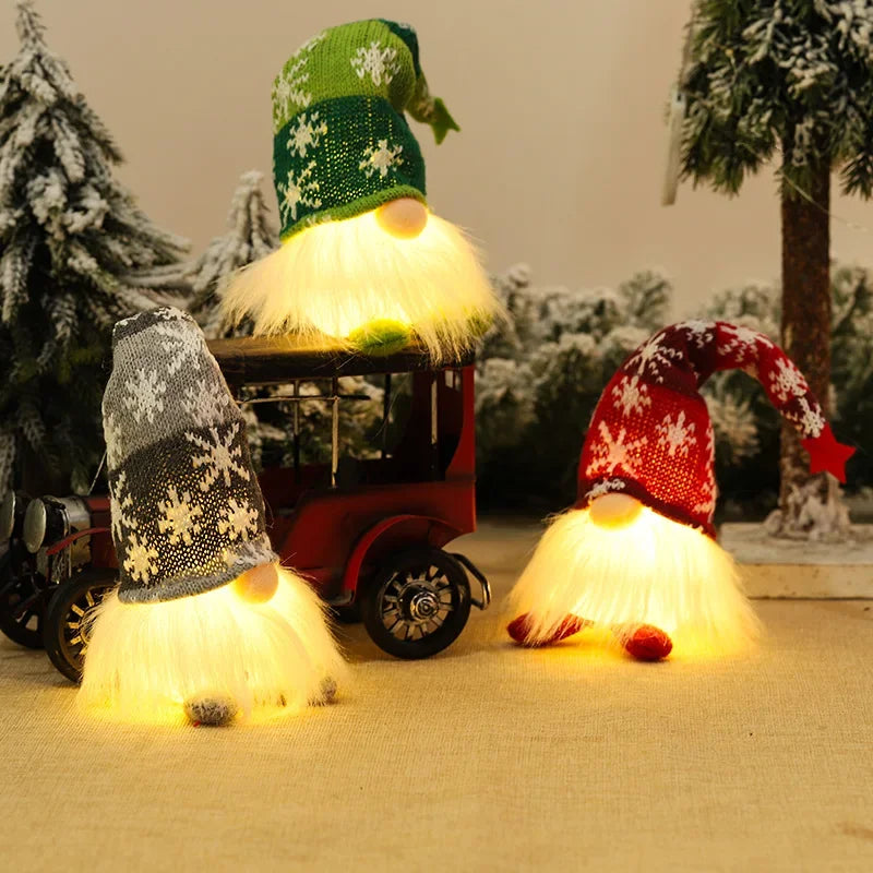 Christmas Gnome Night Light LED Holiday Decoration