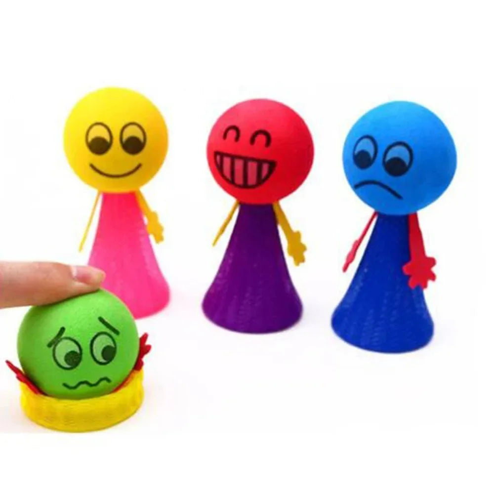 10Pcs Kids Plastic Doll Funny Toy Children Toys Random Multicolor Kids Baby Creative Gift Jump Bounce Elf Party Birthday Fly Man