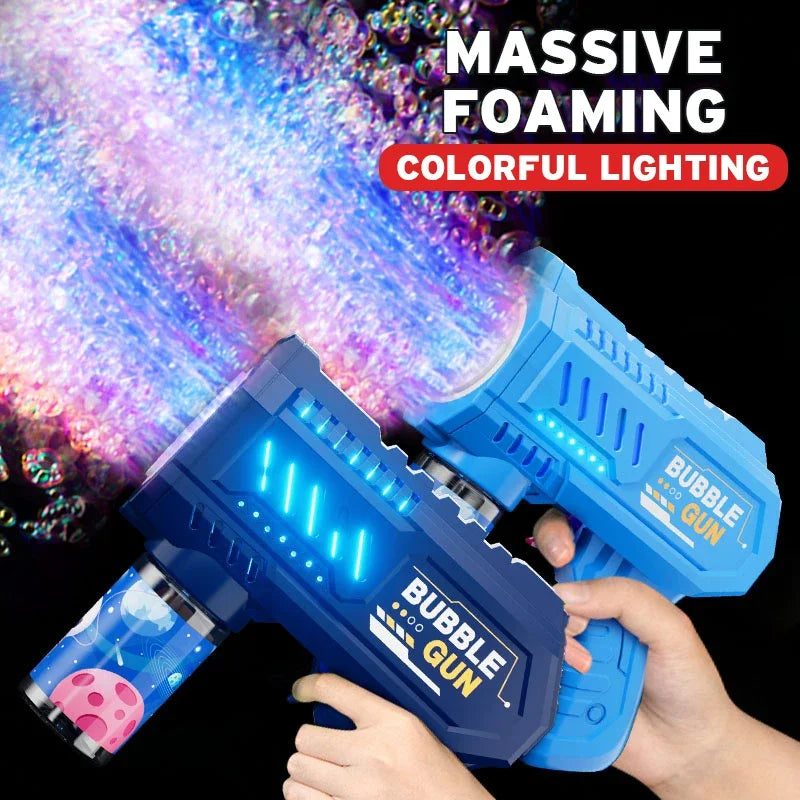 Automatic Bubble Gun – Glowing Bubble Machine Toy