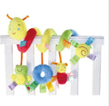 Baby Spiral Stroller Toy – Plush Hanging Activity Rattle