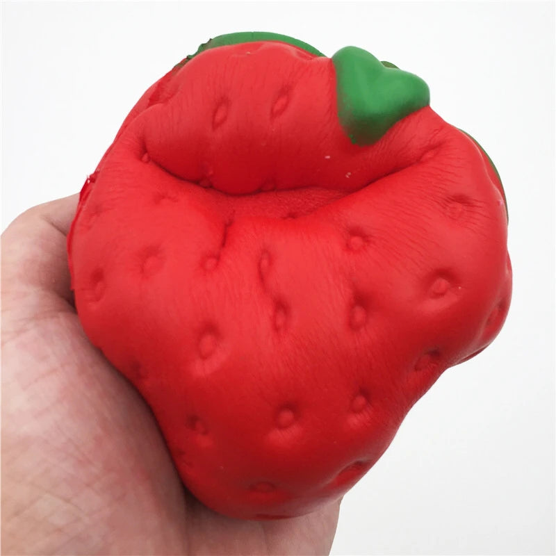 Giant Strawberry Squishy Toy Slow Rising Fruit Fidget