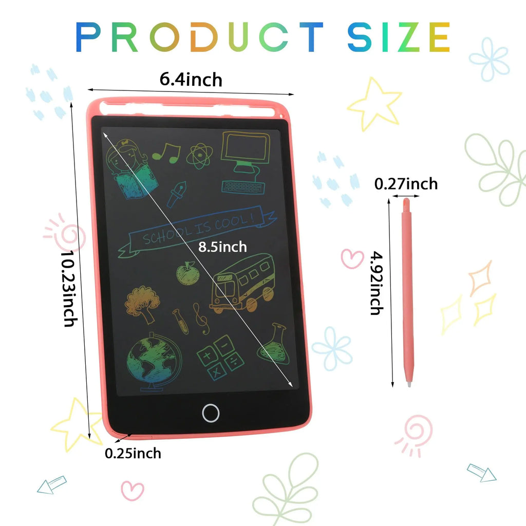 8.5-Inch LCD Writing Tablet – Reusable Kids Drawing Board