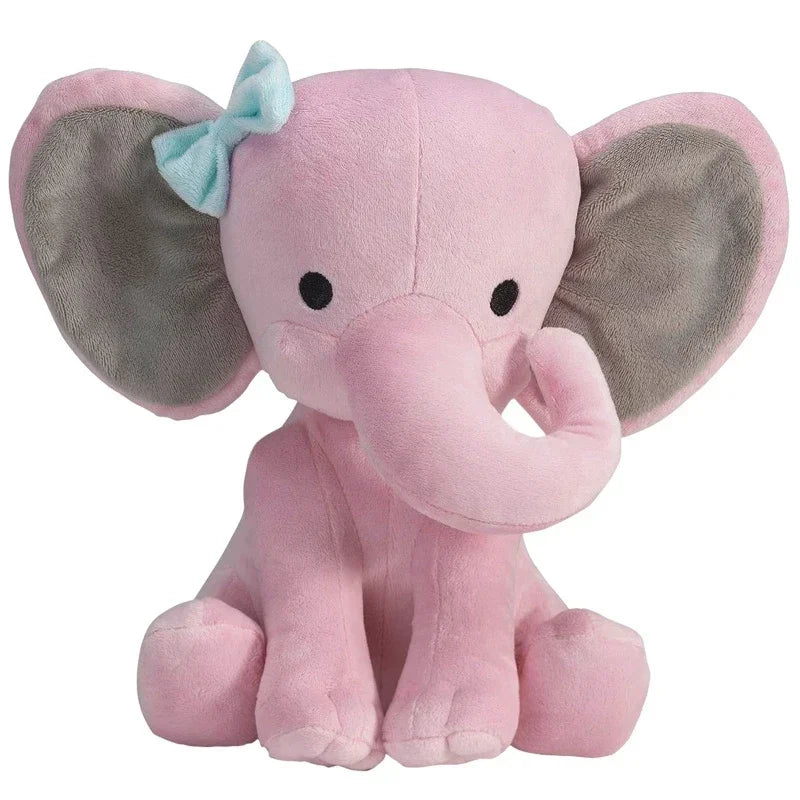 Gray Elephant Plush Toy – 25cm Soft Stuffed Animal Pillow
