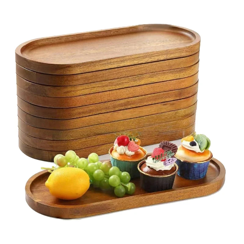 Wooden Food Tray – Japanese Style Serving Plate