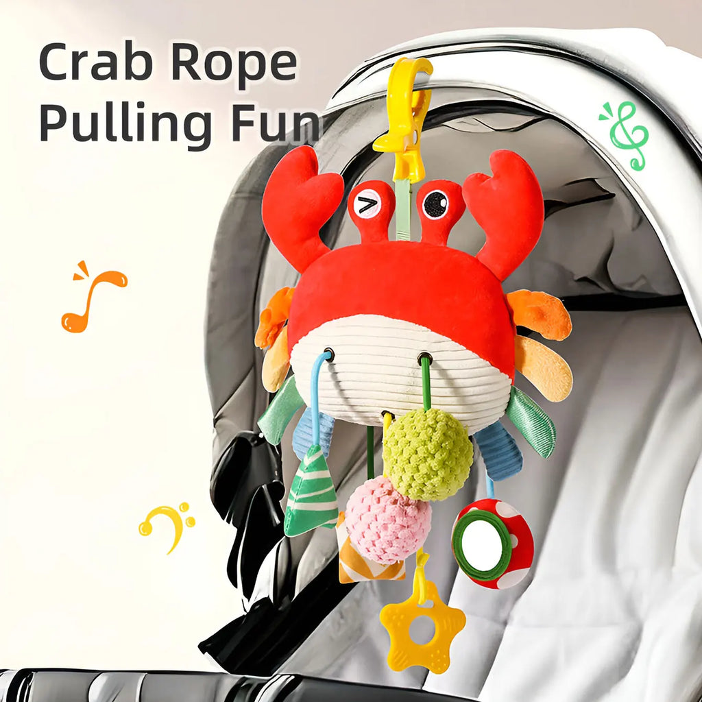 Baby Crib Hanging Toy – Cartoon Sensory Pendant
