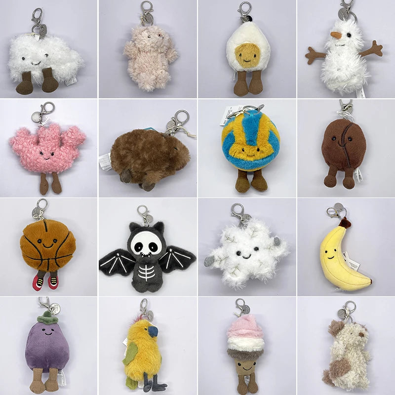 Dragon Plush Keychain – Soft Backpack Charm & Gift