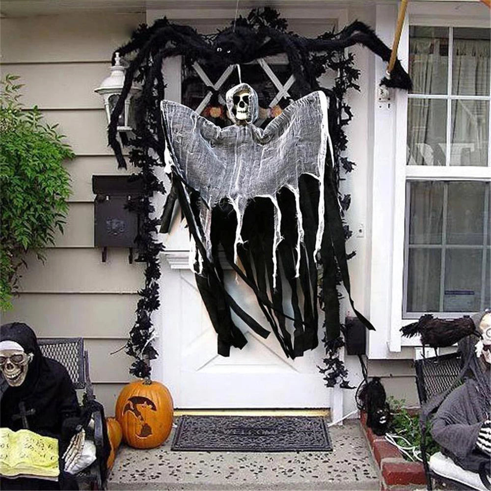 Hanging Halloween Skull Decoration for Haunted House