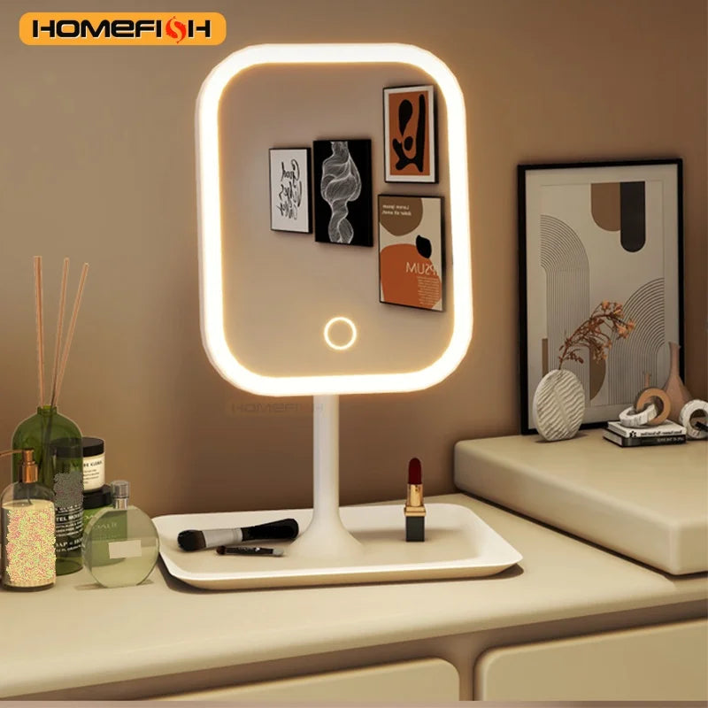 LED Vanity Mirror – Touch Control, 3 Light Colors