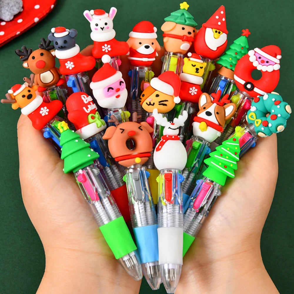 Christmas Multicolor Pens 5–30 Pack Holiday Party Favors