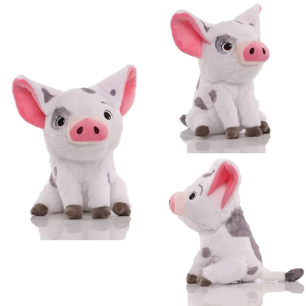 Cute Pig and Rooster Plush Toys, Soft Stuffed Animal Decor